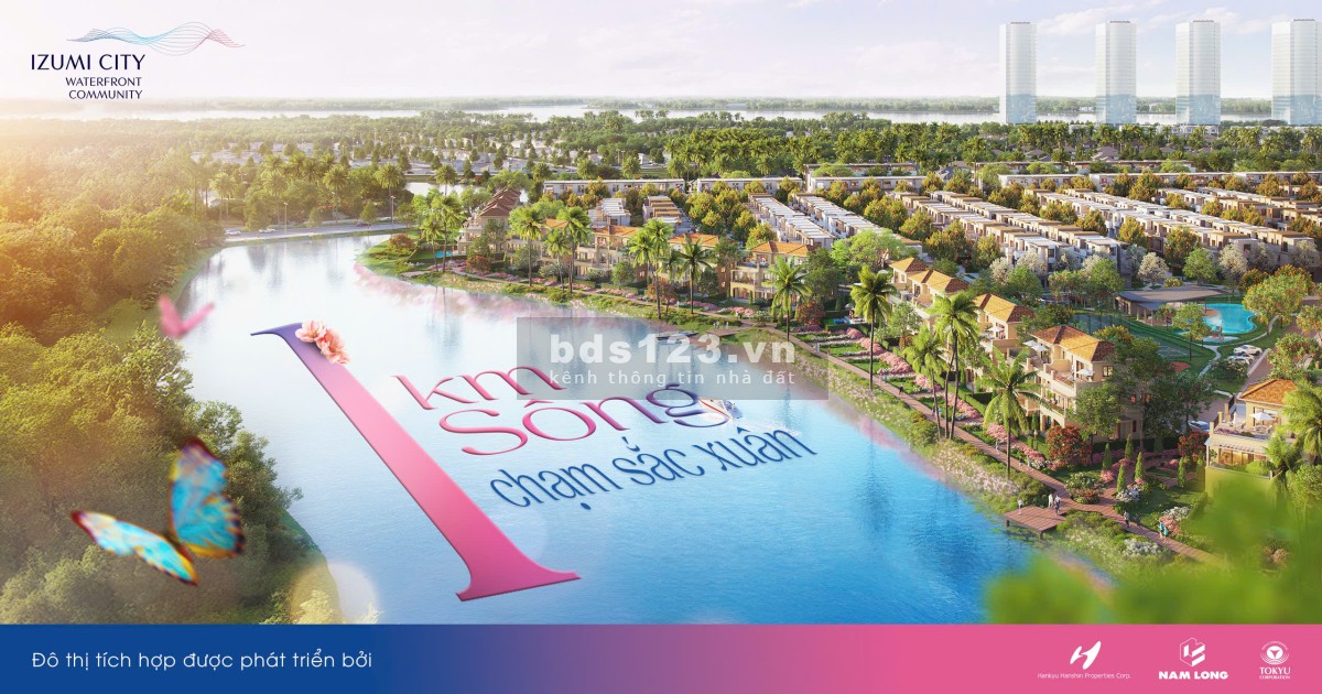 Sở hữu ngay nhà phố compound ven sông Izumi City, giá từ 7.2 tỷ/căn, TT theo tiến độ đến 36 tháng