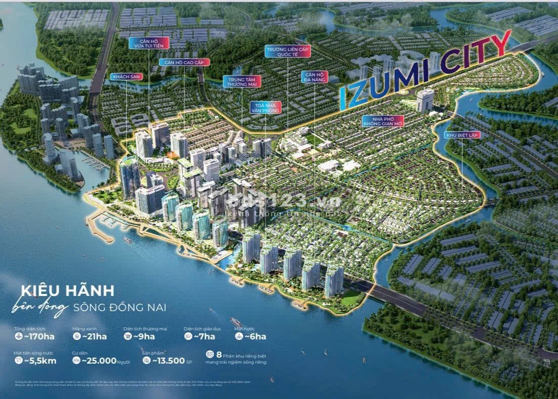 Sở hữu ngay nhà phố compound ven sông Izumi City, giá từ 7.2 tỷ/căn, TT theo tiến độ đến 36 tháng