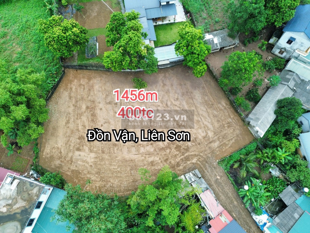 Đồn Vận, Liên Sơn, Lương Sơn, HB - 1456m có 400tc - Chỉ hơn…