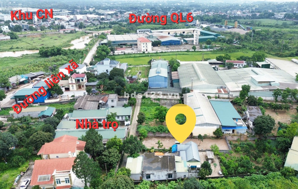 391m có 100 thổ cư - gần khu CN Lương Sơn và QL6 - chỉ nhỉnh…