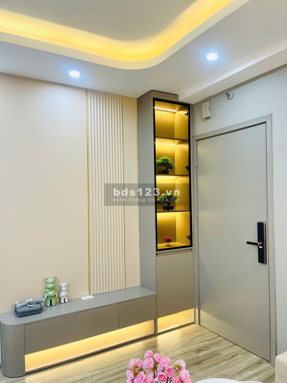 Căn hộ khóa vân tay, 2 phòng ngủ, 2WC, 68,35 m²