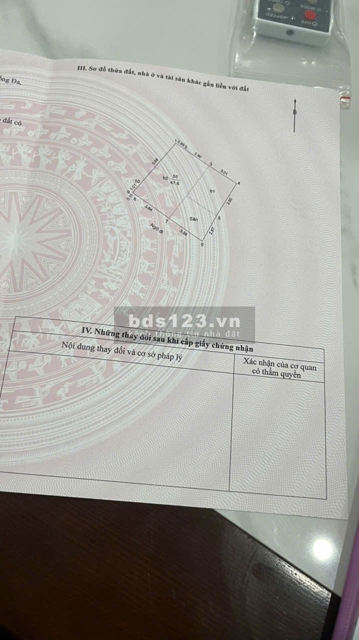 BÁN NHÀ -TRUNG TÂM ĐỐNG ĐA -48M2- 4 TẦNG -11.9 TỶ