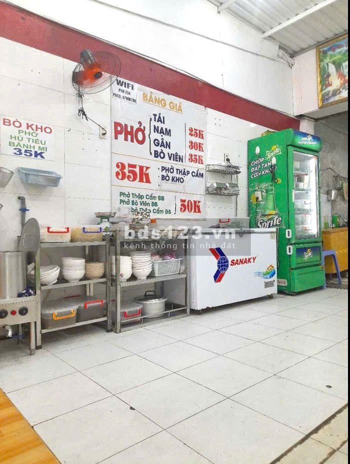Cần sang quán phở đủ đồ dùng tại 45A Ung Văn Khiêm Bình Thạnh