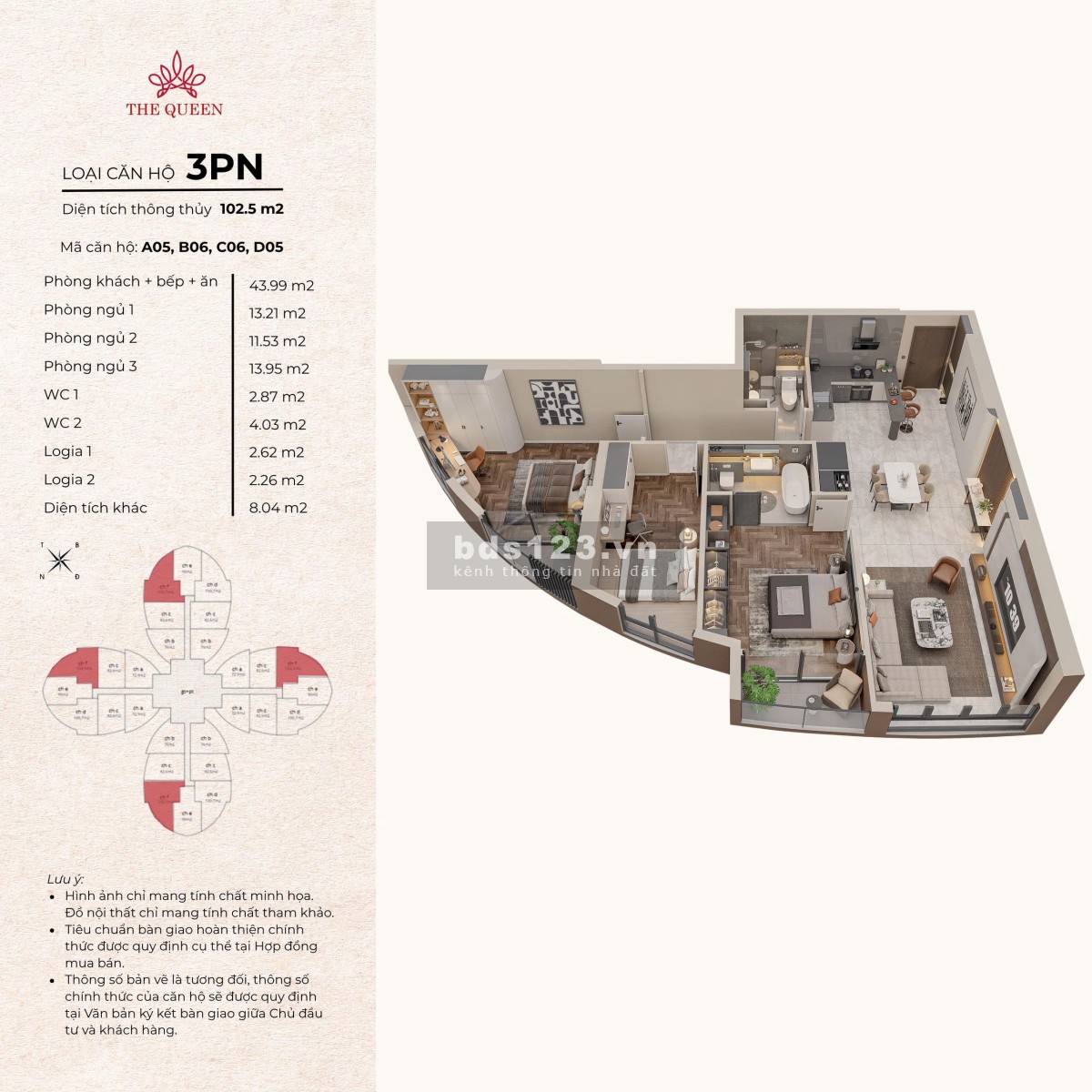 Căn hộ trung tâm, tiện ích đầy đủ, an ninh 24/7