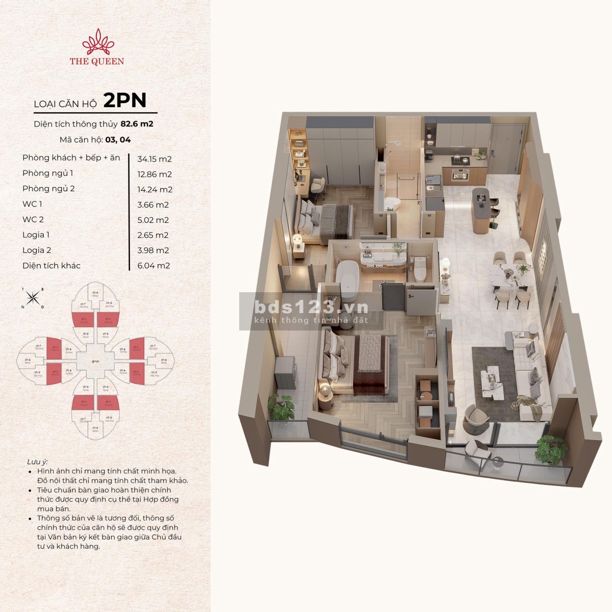 Căn hộ trung tâm, tiện ích đầy đủ, an ninh 24/7