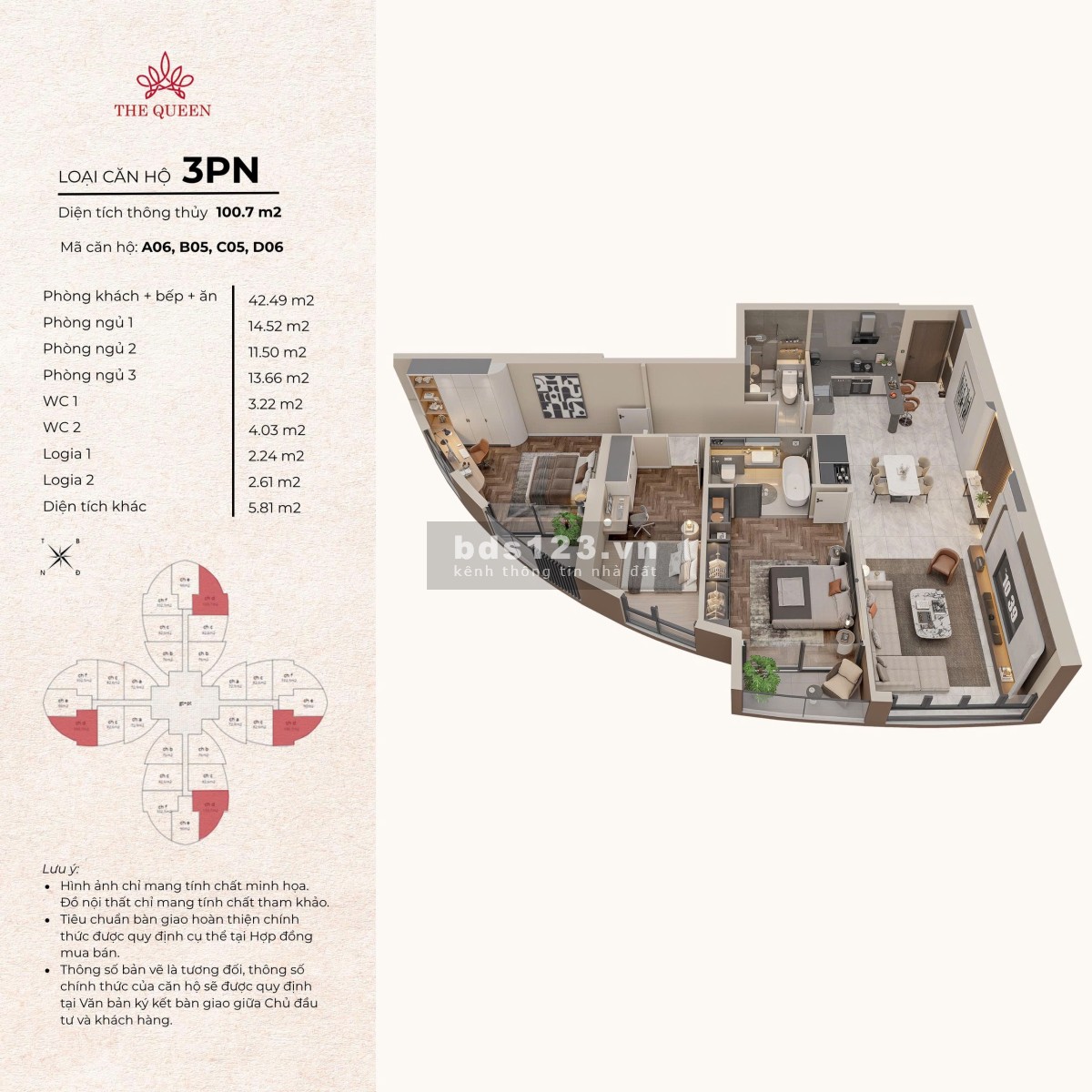 Căn hộ trung tâm, tiện ích đầy đủ, an ninh 24/7