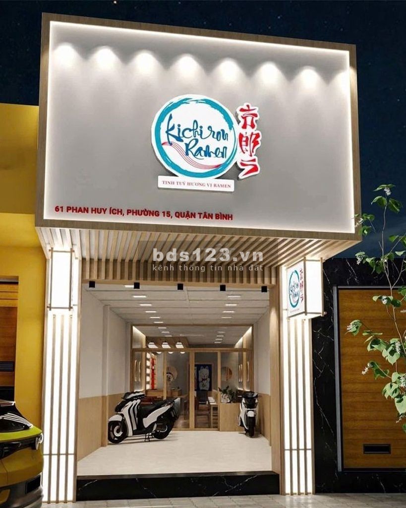 Cho thuê nhà mặt bằng 140 m² mặt tiền 61 Phan Huy Ích, P. 15, Q.…