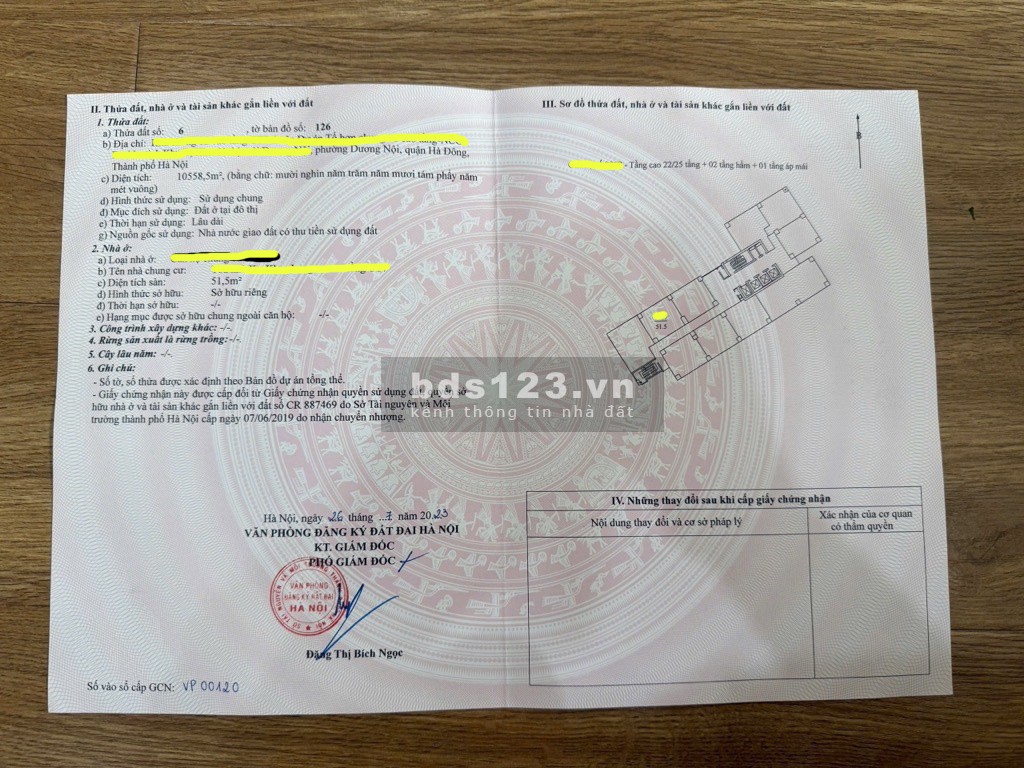 Căn Hộ Dương Nội 2PN – Nội Thất Đủ – Tầng Cao Thoáng Đẹp