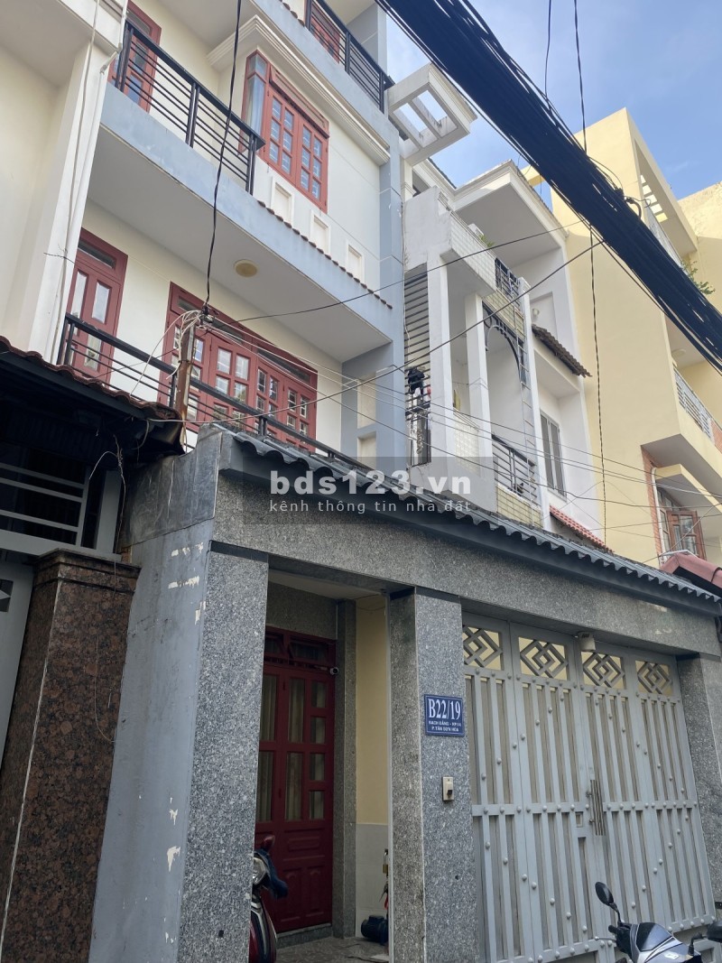 **Bán nhà B22/19 Bạch Đằng, phường 2 quận Tân Bình (5x20) 4 tầng