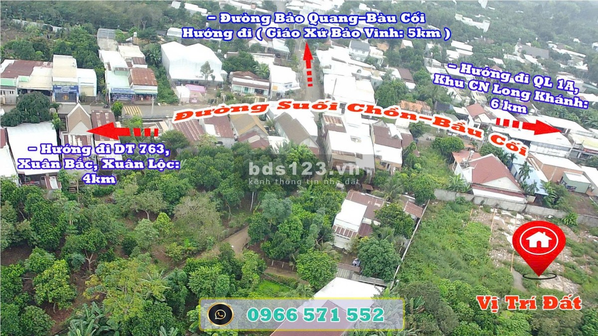 Lô Đất Thổ Cư Vị Trí Hiếm – Ngay Chợ Bầu Cối – Giá…