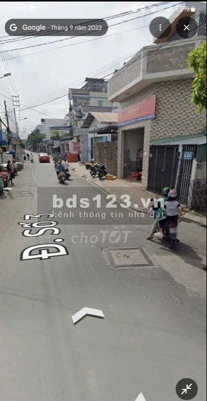 Bán đất thổ cư 1/ đường số 3, BHH Bình Tân hẻm xe hơi lớn