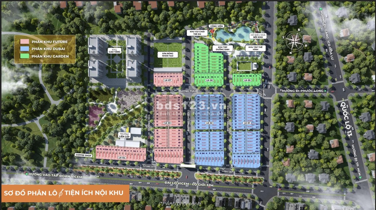 Lake One City Bình Phước nơi an cư chuẩn đô thịNền 100m²…