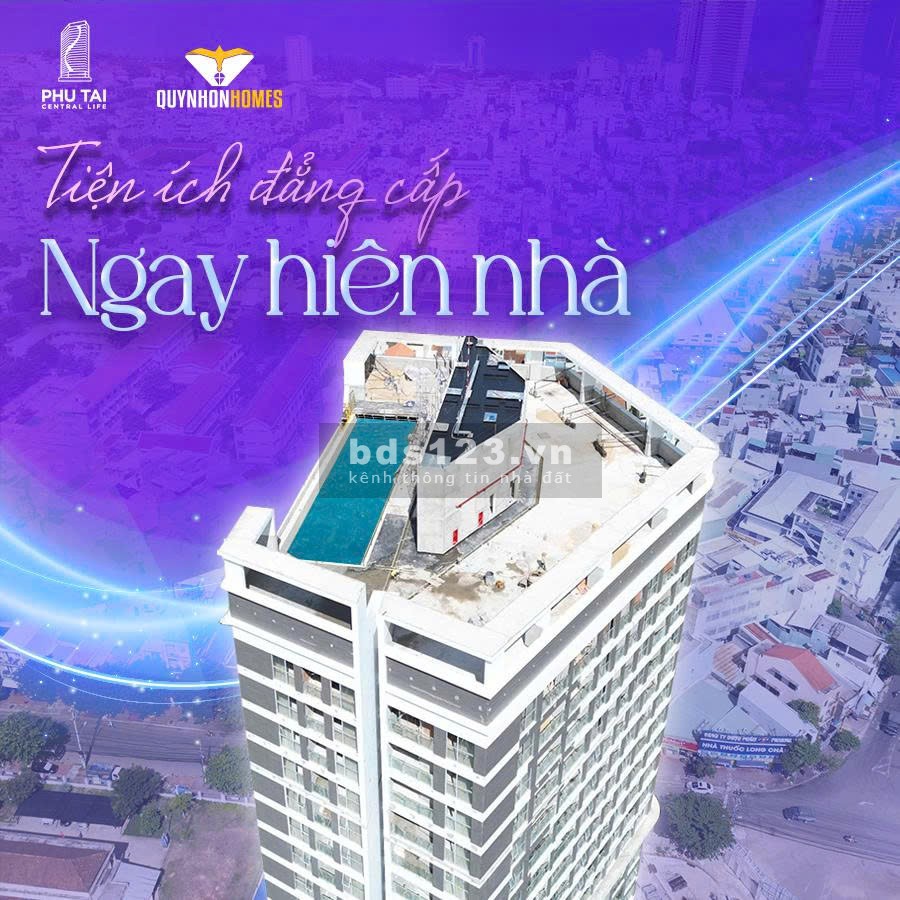 Bán Căn hộ biển - diện tích 35m2 - 78m2 - Phú Tài CenTral Life -…