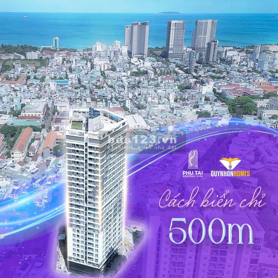 Bán Căn hộ biển - diện tích 35m2 - 78m2 - Phú Tài CenTral Life -…