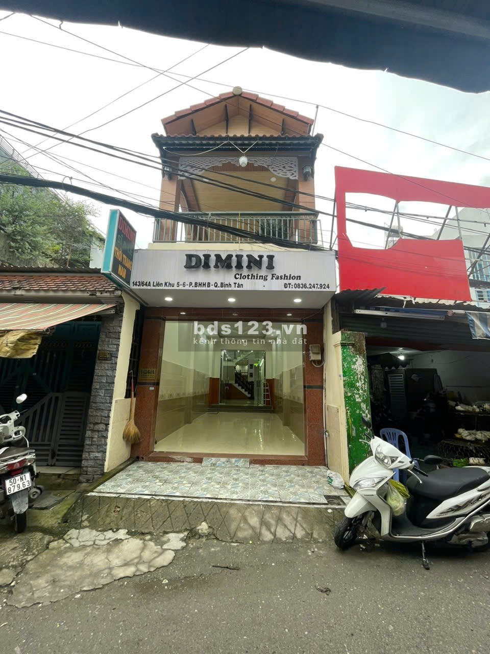 Bán nhà 1 lầu mặt tiền chợ Liên Khu 5-6 tiện kinh doanh đa ngành