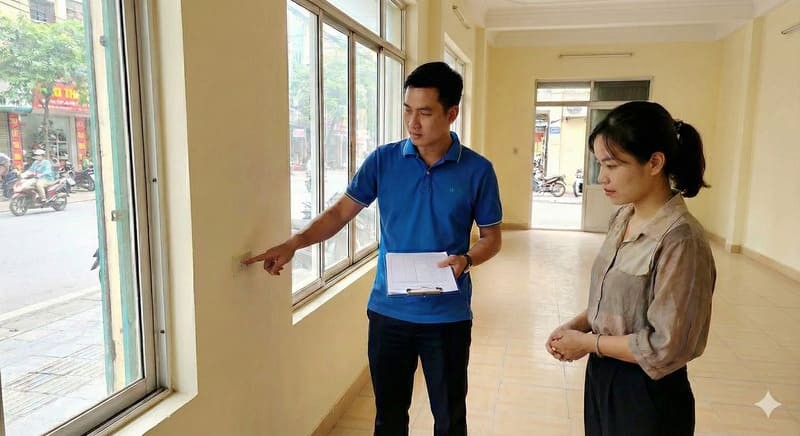 Luôn kiểm tra kỹ hiện trạng và quy định sửa chữa trước khi đặt bút ký.