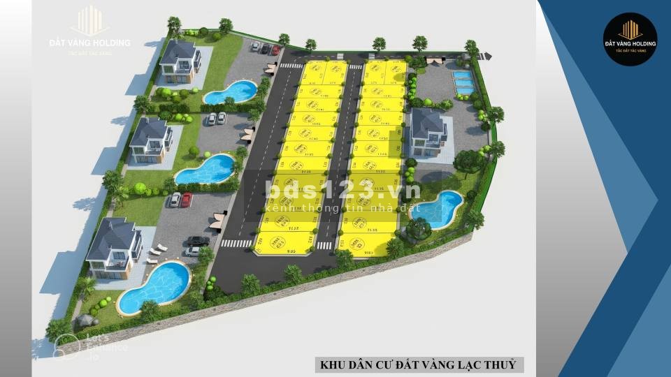 24 lô đất vị trí đẹp tại Lạc Thủy