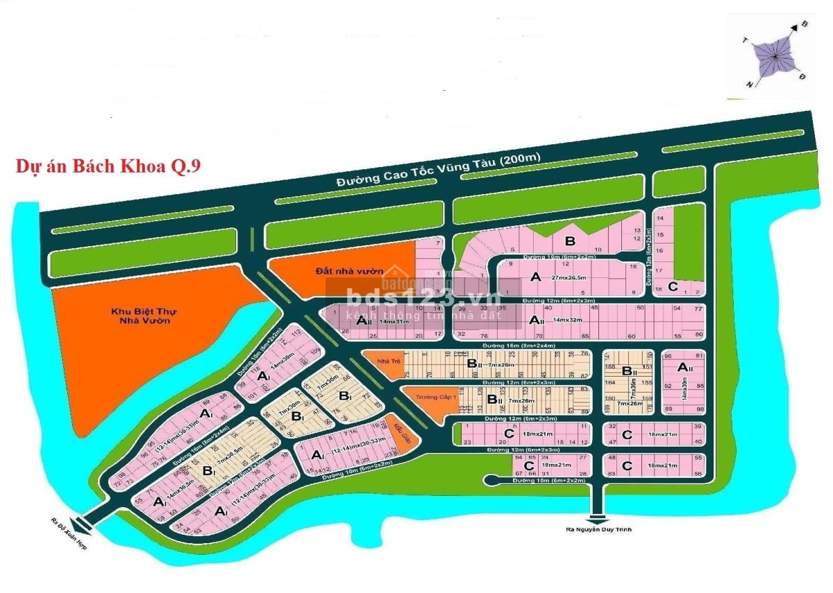 Cần bán đất nền dự án Đại học Bách Khoa Quận 9, cập…
