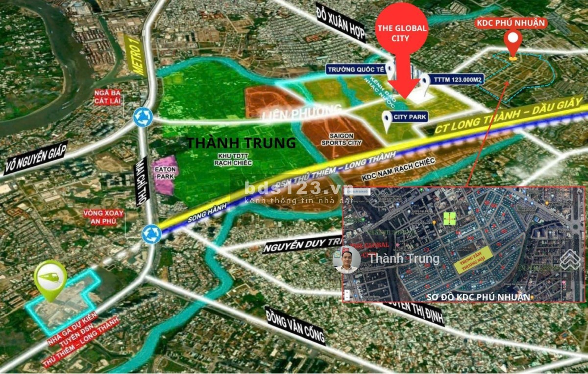 Bán lô đất biệt thự 310m2 KDC Phú Nhuận - Phước Long B, giá…