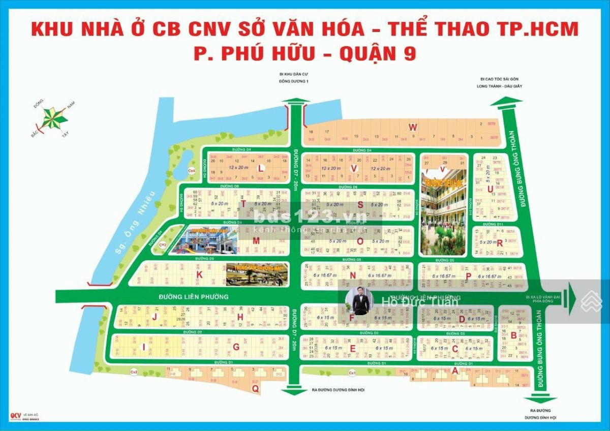 Bán đất nền dự án Sở Văn Hóa, Phú Hữu, TP Thủ Đức giá…