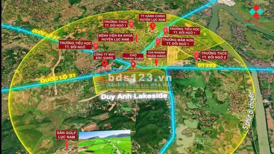 Bán đất nền dự án Đường Quốc lộ 31, Lục Nam, Bắc Giang,…