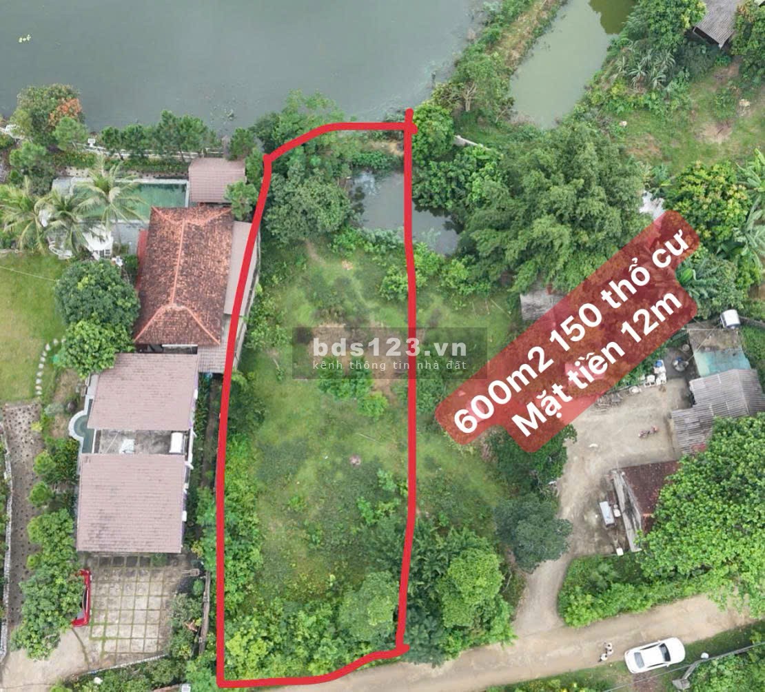 Bán lô đất 600m² (Mặt tiền rộng 12m) Xã Yên Bài, Ba Vì