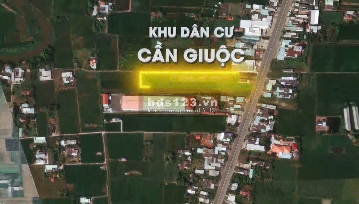 Bán đất chính chủ full thổ cư, ngay mặt tiền đường DT 830, sổ hồng trao tay công chứng ngay.