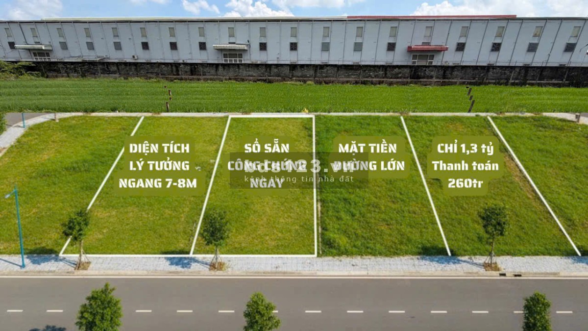 Bán đất chính chủ full thổ cư, ngay mặt tiền đường DT 830, sổ hồng trao tay công chứng ngay.