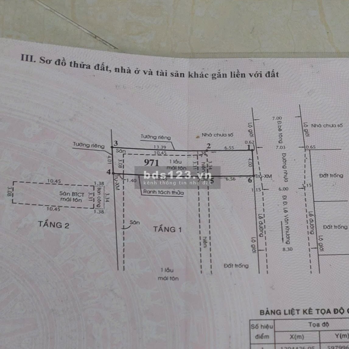 Quận 12, Nhà 2 Tầng Khu Đồng Bộ Lê Văn Khương, Diện Tích…