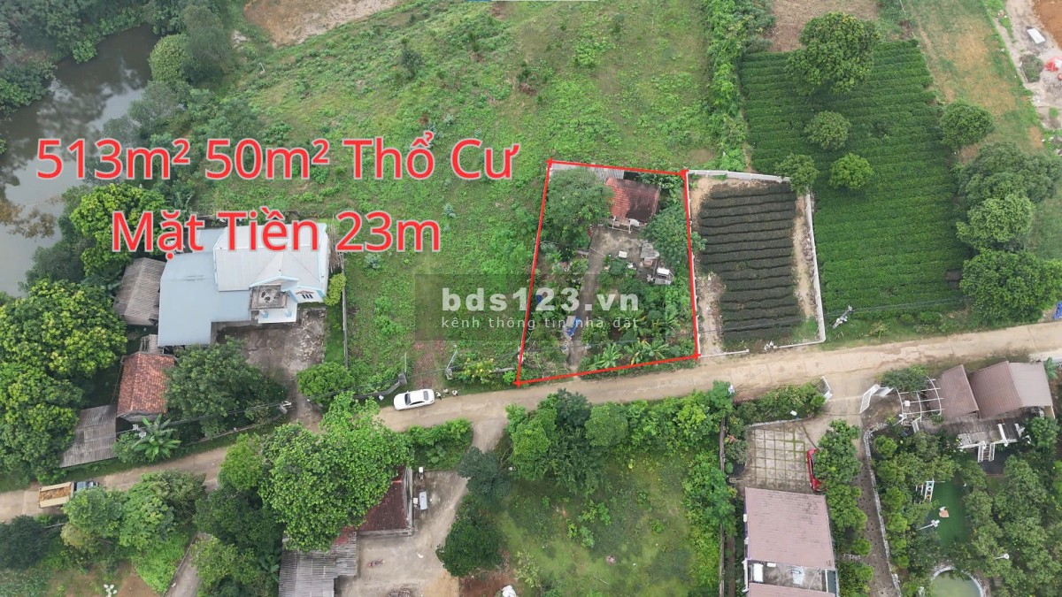 Bán lô đất 513m² có 50m² đất ở thổ cư tại xã Yên Bài,…