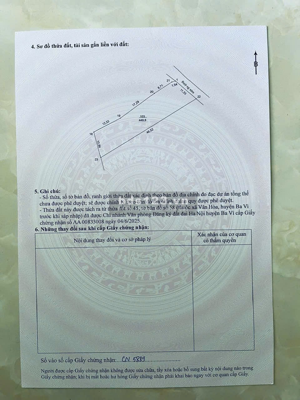 Bán lô đất 2 mặt tiền siêu đẹp - Xã Yên Bài, Ba Vì