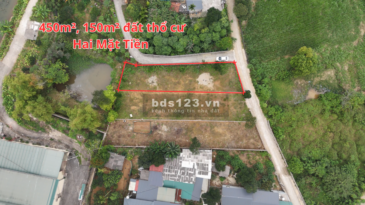 Bán lô đất 2 mặt tiền siêu đẹp - Xã Yên Bài, Ba Vì