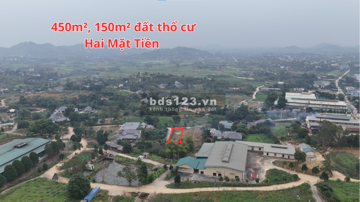 Bán lô đất 2 mặt tiền siêu đẹp - Xã Yên Bài, Ba Vì
