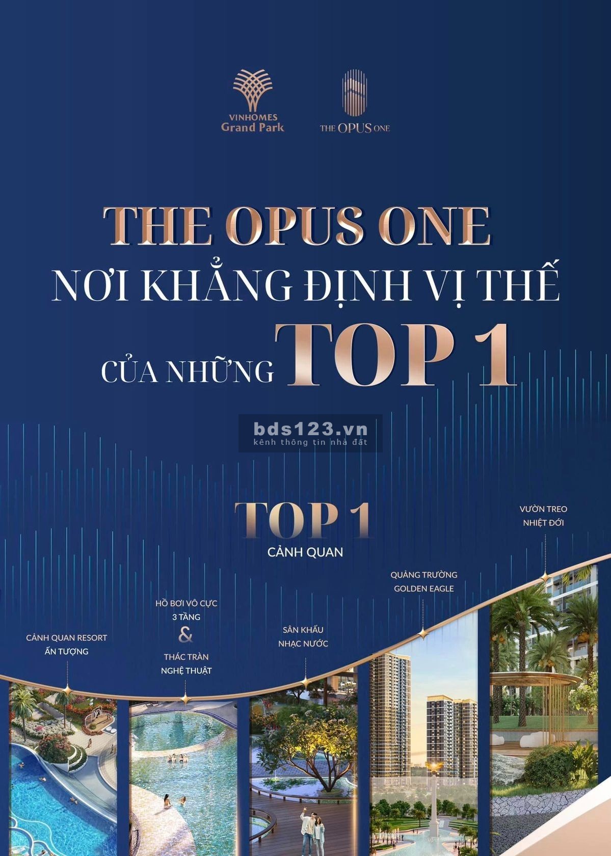 THE OPUS ONE - Căn 2PN 80m², Dự Án HOT Nhất Vinhomes Grand Park