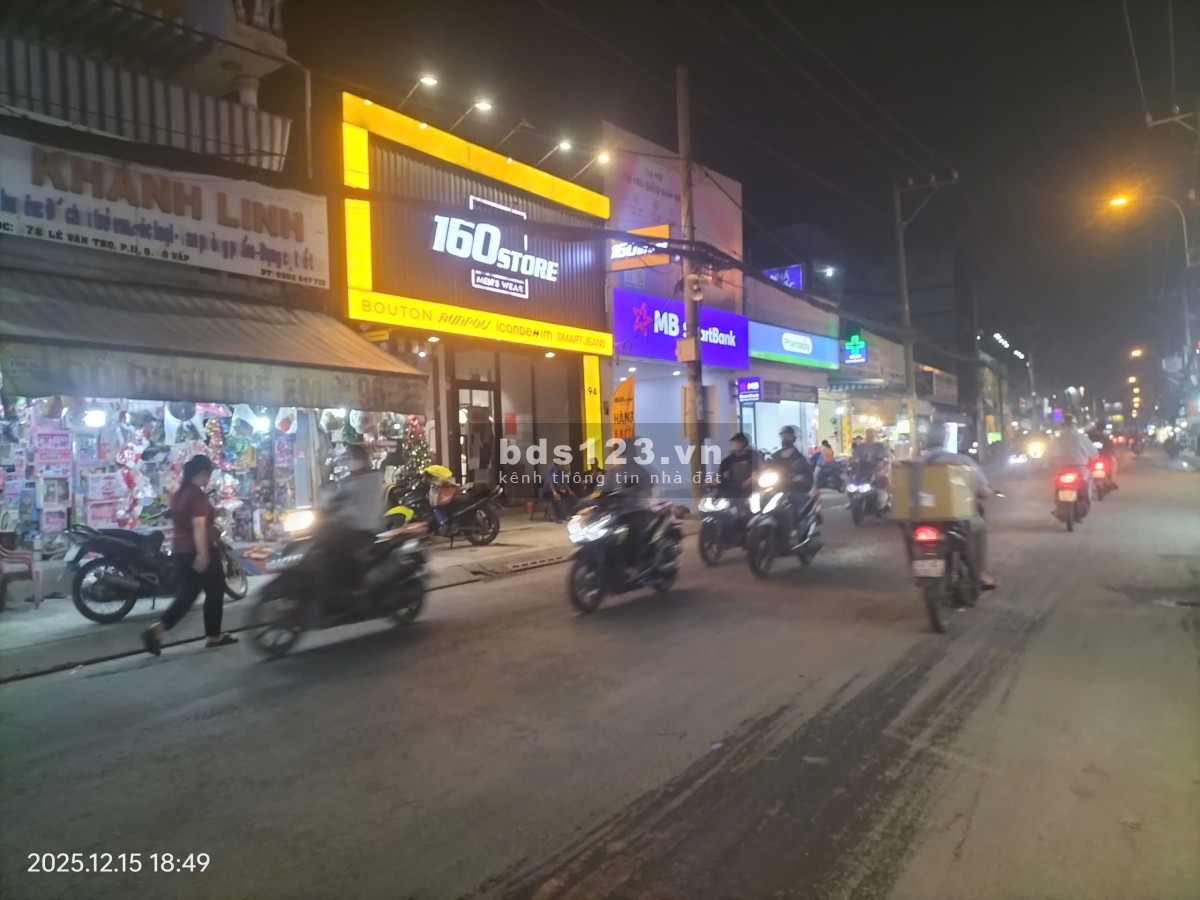 GÒ VẤP, BÁN NHÀ MẶT TIỀN LÊ VĂN THỌ DT 123M2 NHÀ C4, CHỈ 17 TỶ