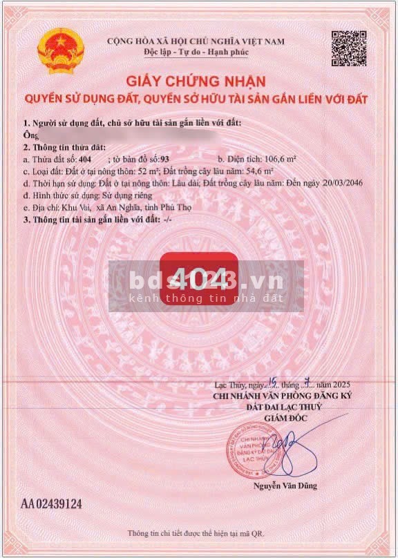 Bán lô đất mặt đường quốc lộ 21 gần kcn Thanh Hà