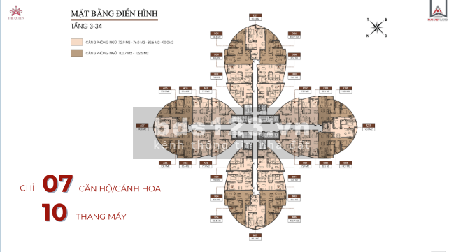 Quỹ căn hộ cao cấp The Queen - 360 Giải Phóng trực tiếp chủ…