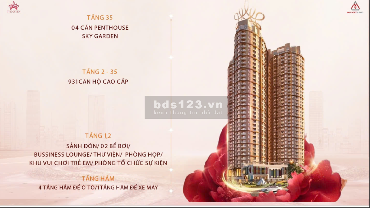 Quỹ căn hộ cao cấp The Queen - 360 Giải Phóng trực tiếp chủ…