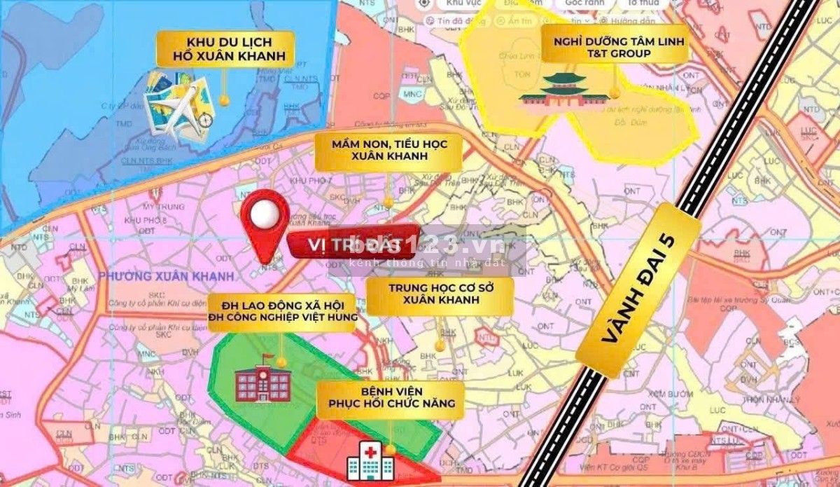 Bán đất ở Thị xã Sơn Tây gần trường học, khu công…