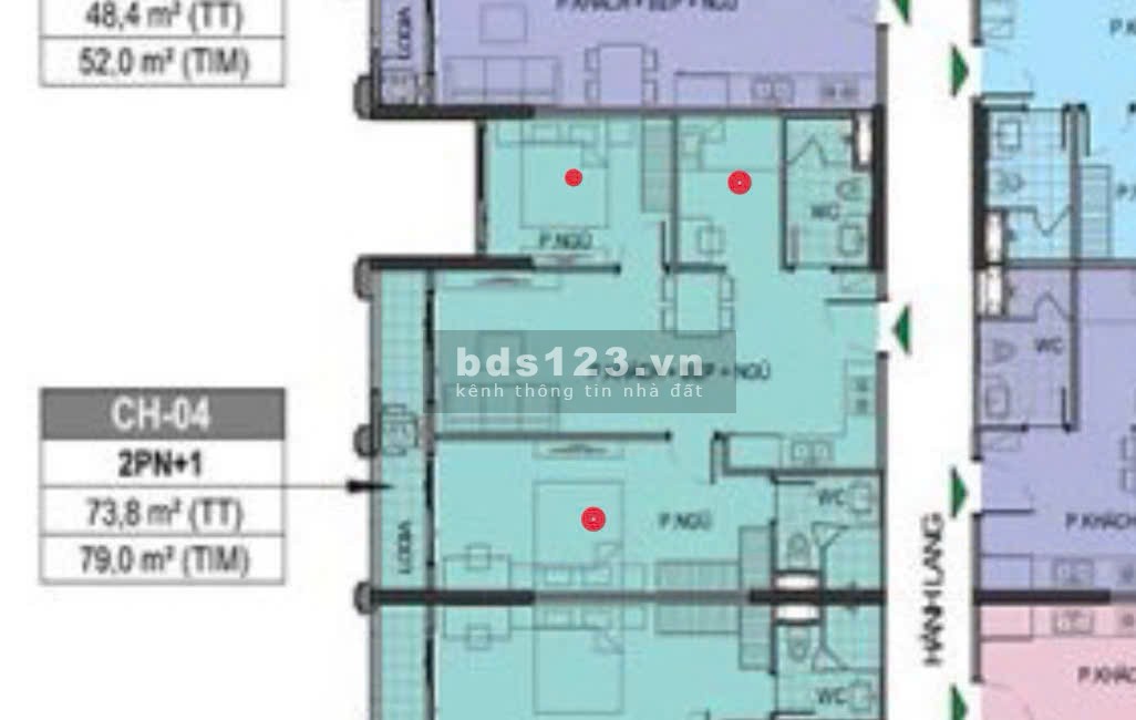 Bán gấp căn hộ cao cấp nội thất nhập khẩu 74m2 loại…