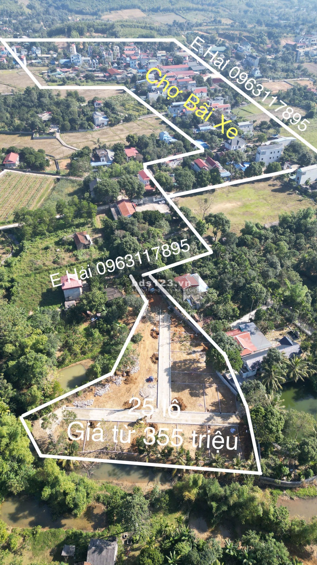 Bán đất nền giá rẻ - Vị trí đẹp khu bãi xe