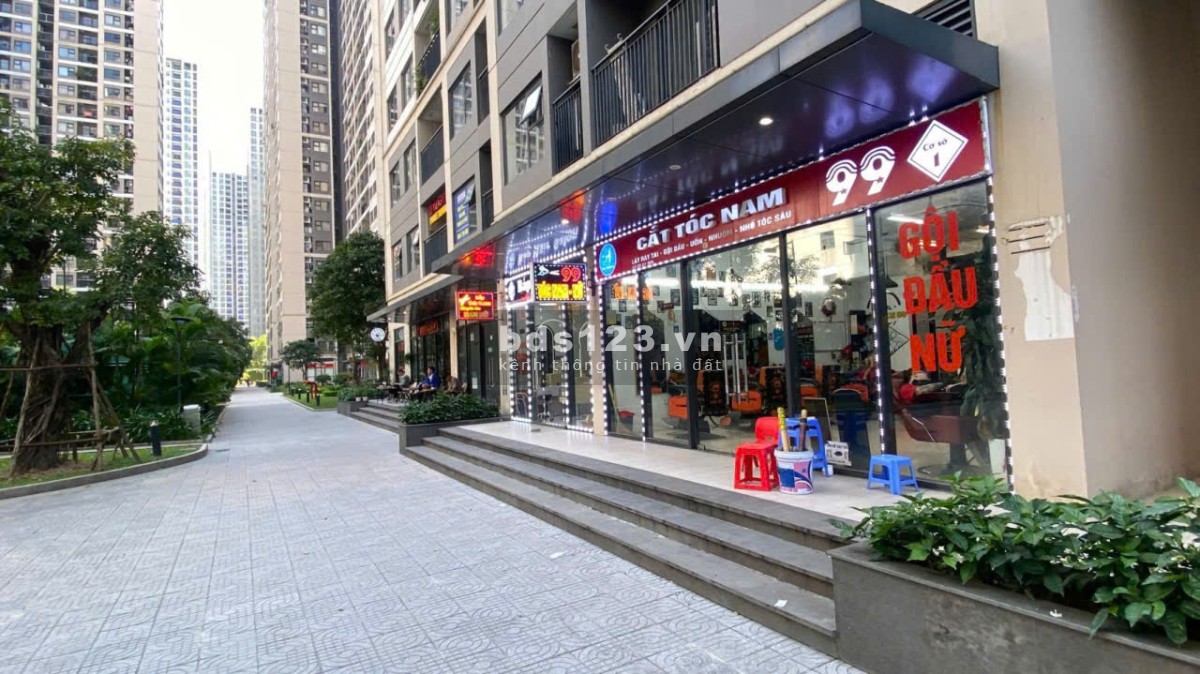 Cho thuê shop vinhomes smart city diện tích 66,3 m2