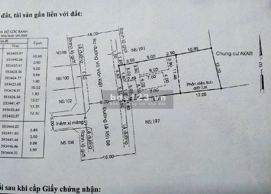 Bán nhà MT 193 Lê Tấn Bê, cách Võ Văn Kiệt 100m vị trí siêu…