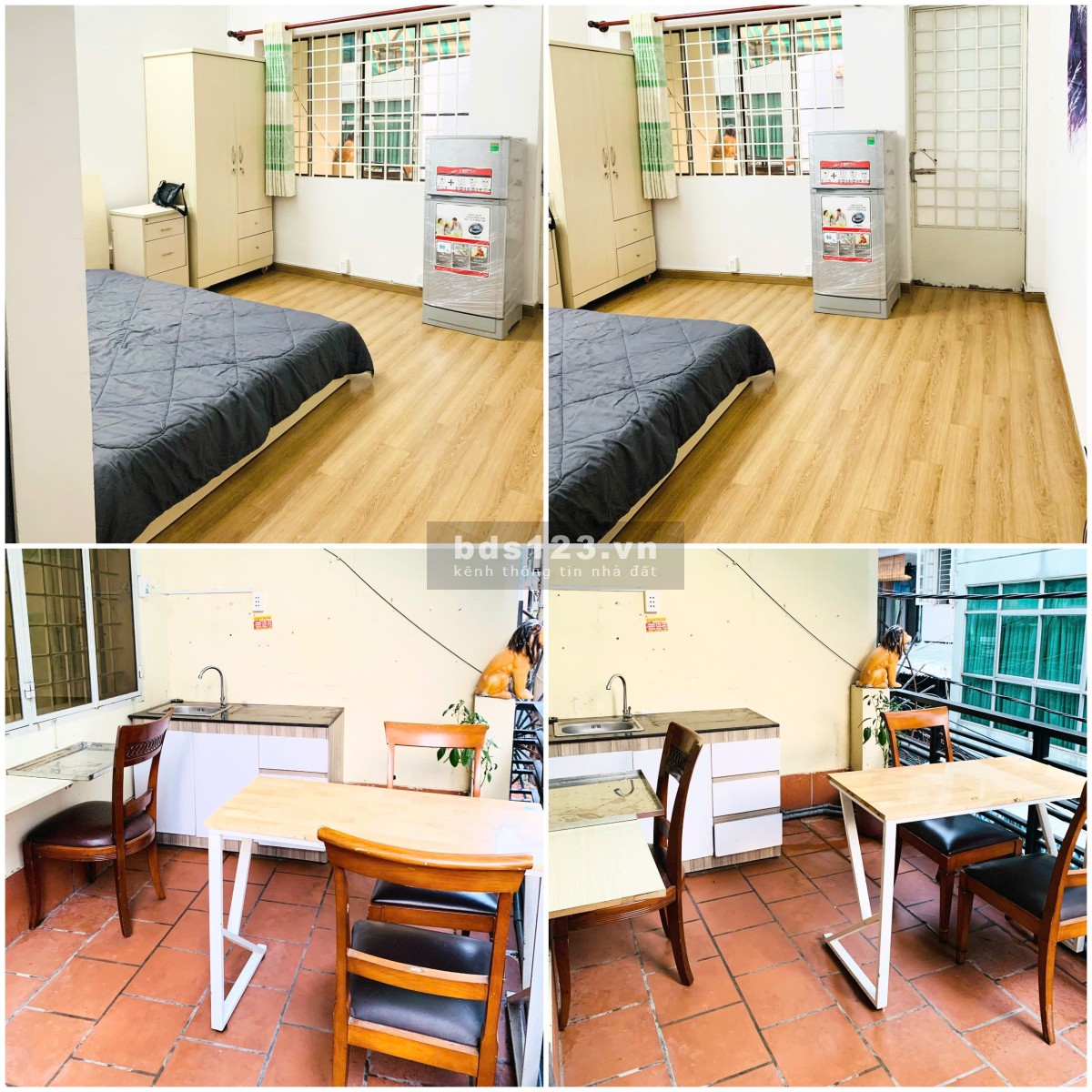 CHDV full nt ban công tách bếp Giải Phóng Tân Bình chỉ 5 triệu 300k