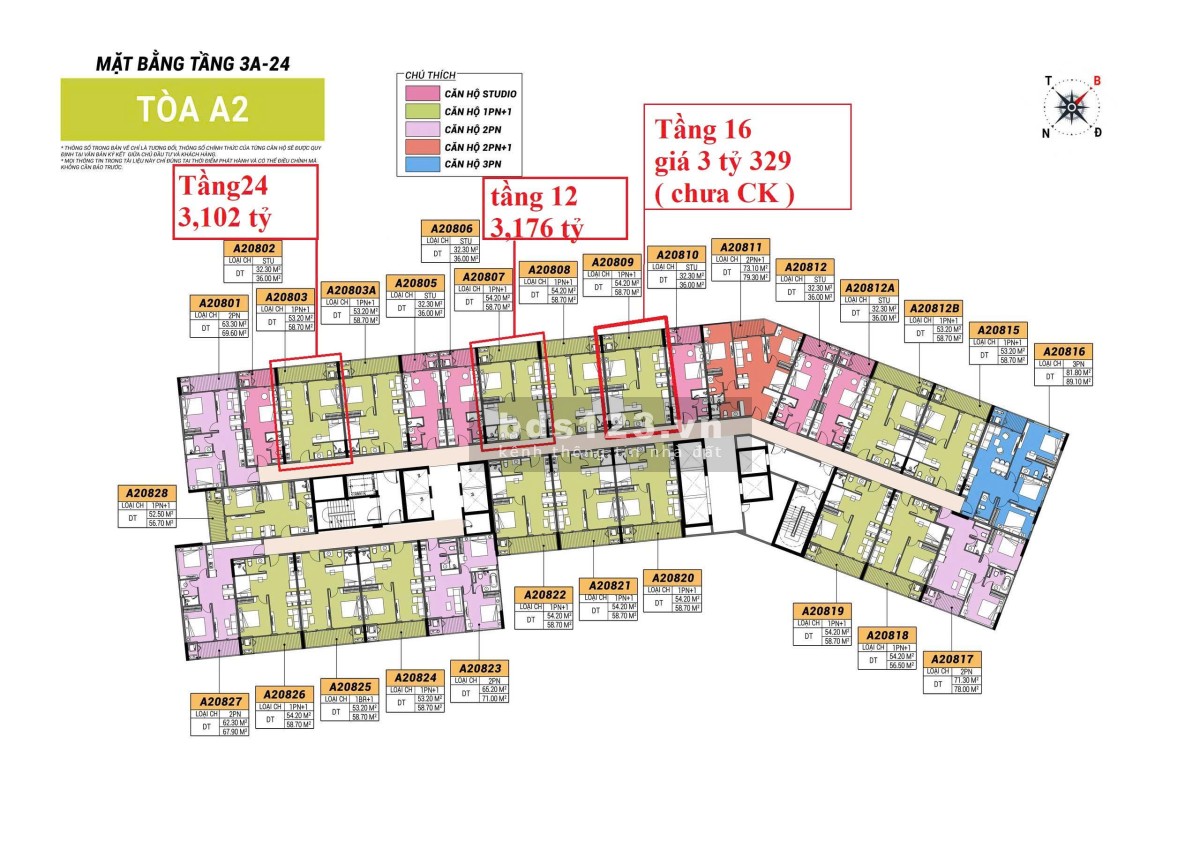 Cora Tower mở bán căn 1PN+1 hot nhất giỏ hàng hiện tại, tại…