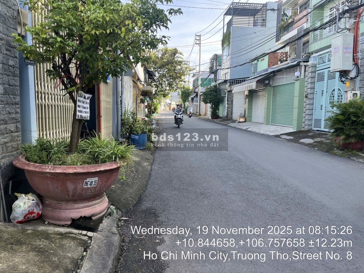 Bán nhà mặt tiền 37D Đường Số 8 P. Trường Thọ TP Thủ Đức
