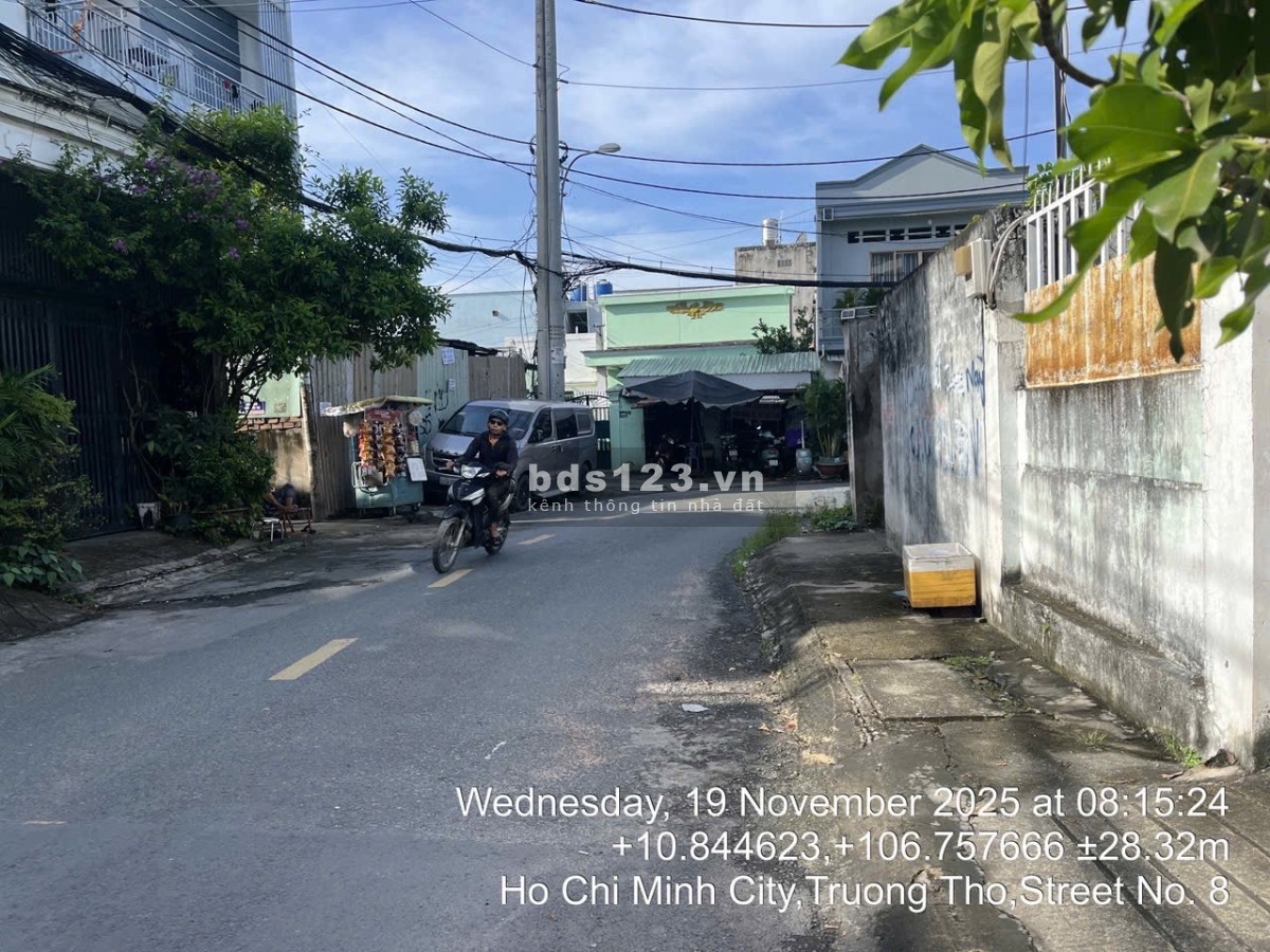 Bán nhà mặt tiền 37D Đường Số 8 P. Trường Thọ TP Thủ Đức