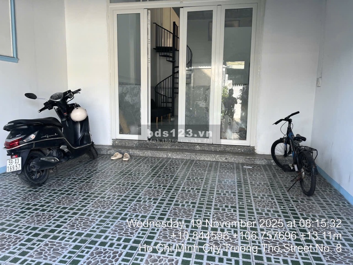 Bán nhà mặt tiền 37D Đường Số 8 P. Trường Thọ TP Thủ Đức