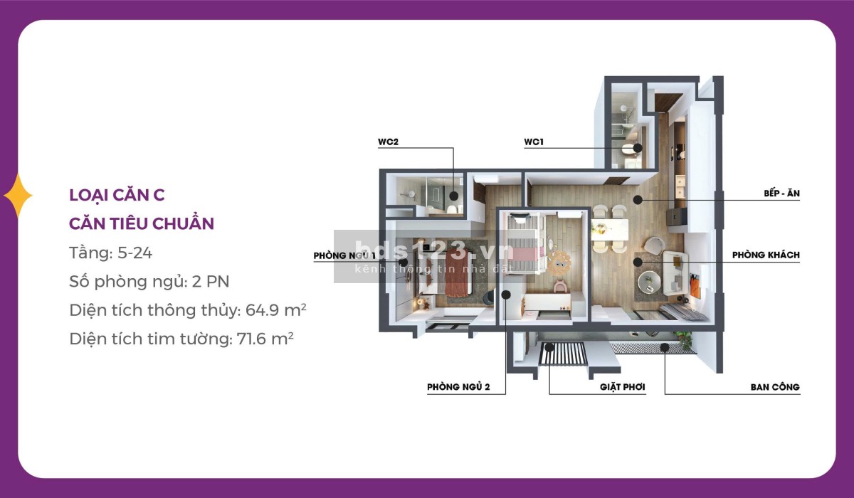 Căn Hộ View Biển đẹp nhất dự án Mia Center Point