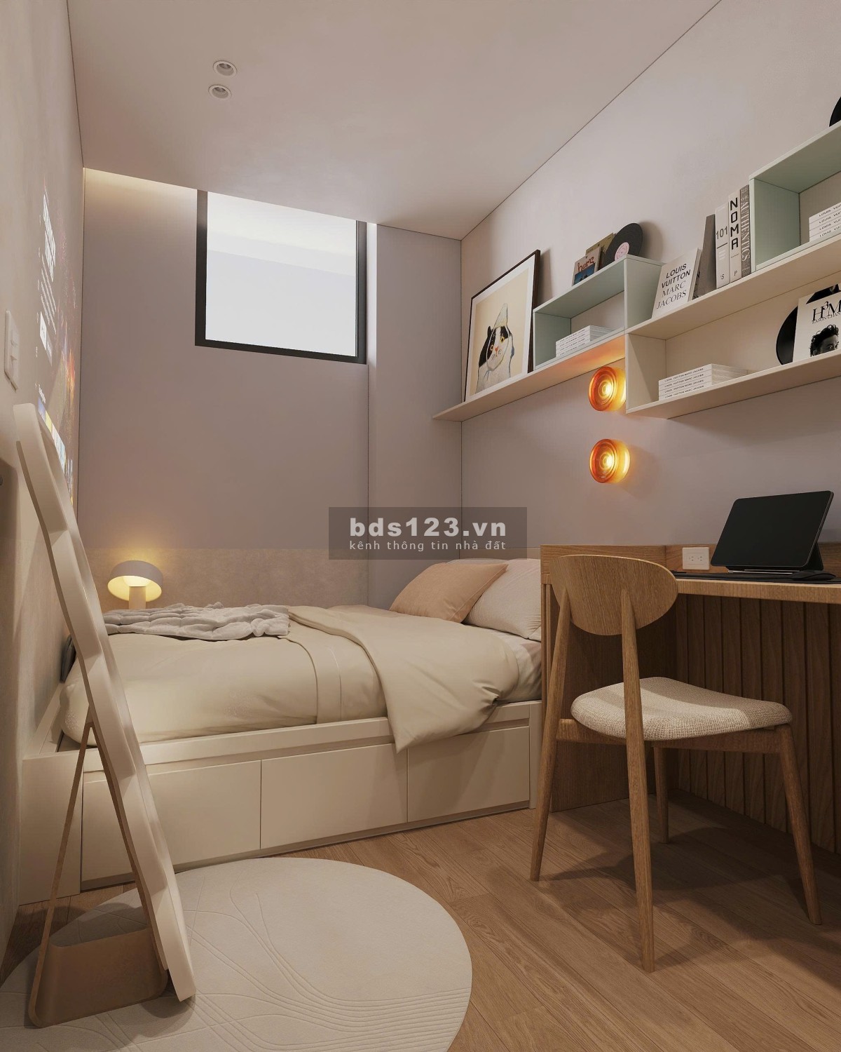 Cho thuê căn hộ 1 phòng ngủ – Full nội thất – Máy giặt…